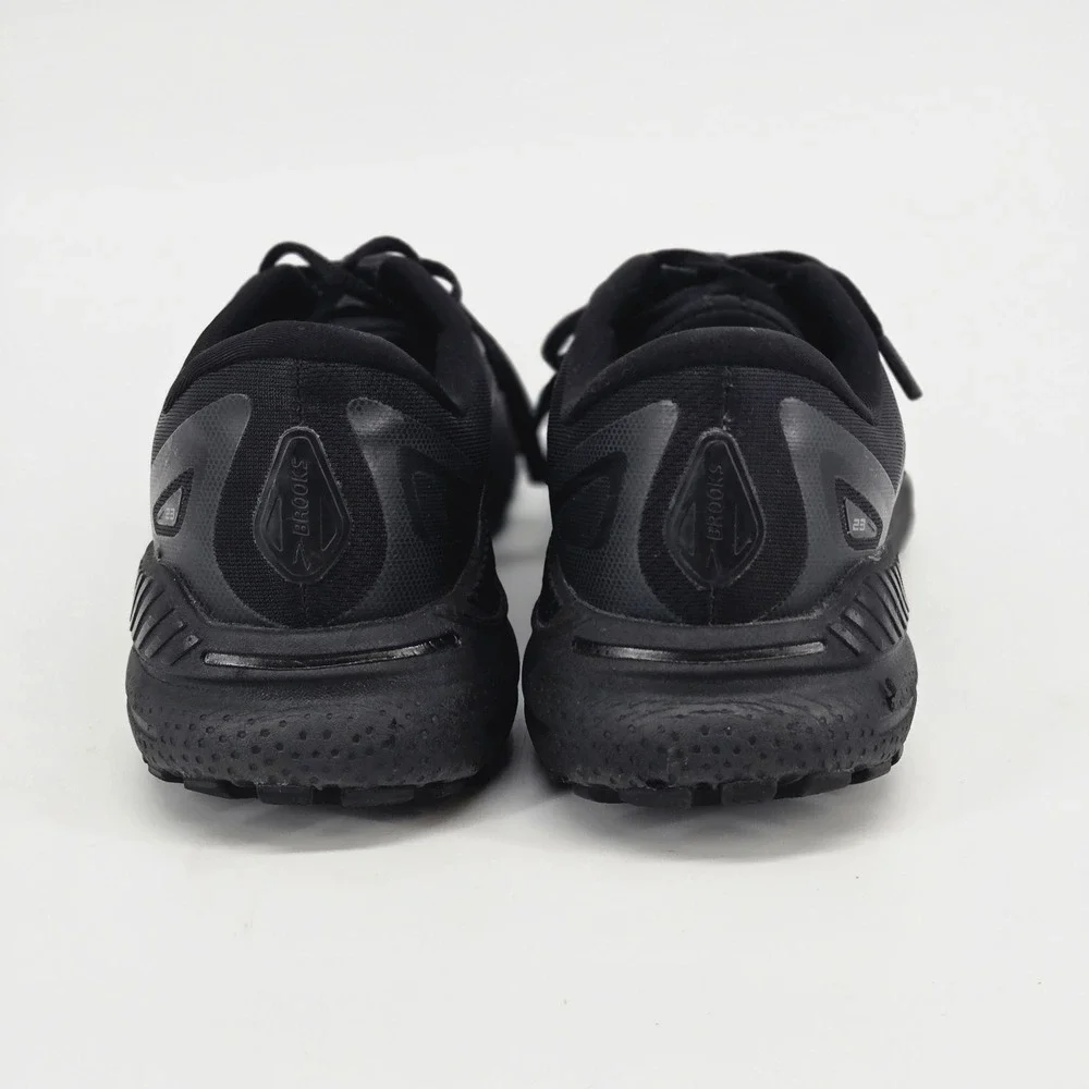 Brooks Adrenaline GTS 23 Triple Black Men Running Sneakers Shoes Size 10.5 D